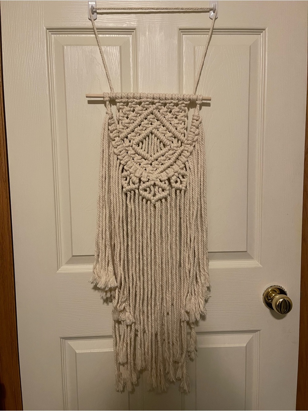 Cream Macramé Wall Hanging